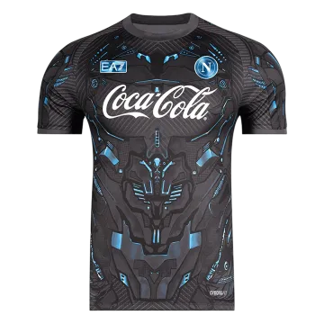 Napoli Pre-Match Men's Soccer Jersey 2025/26 Black