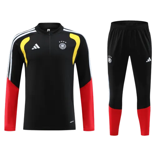Chándal Germany 1/4 Zip 2026 Negro, Hombre