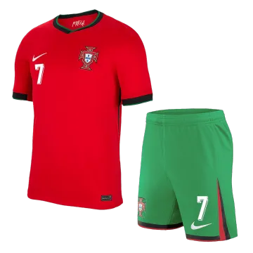 RONALDO #7 Portugal Home Men's Jerseys Kit EURO 2024