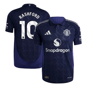 RASHFORD #10 Manchester United Away Authentic Soccer Jersey 2024/25