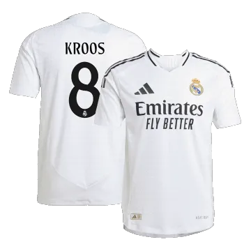 KROOS #8 Real Madrid Home Authentic Men's Soccer Jersey 2024/25