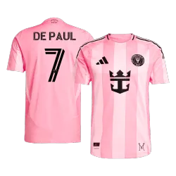 DE PAUL #7 Inter Miami CF Home Authentic Soccer Jersey 2025 - foto prodotto DE PAUL #7 Inter Miami CF Home Authentic Soccer Jersey 2025 immagine del prodotto