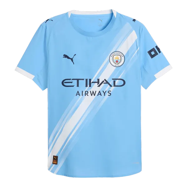 25/26 Manchester City home player version kit - A-Grade Quality Detail View