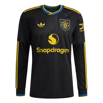 Camisola de futebol de manga comprida do Manchester United Third Away 2025/26