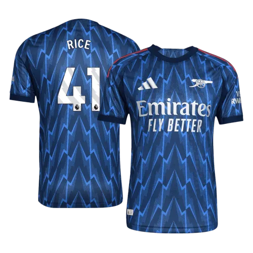 RICE #41 Camisola de futebol autêntica do Arsenal 2025/26
