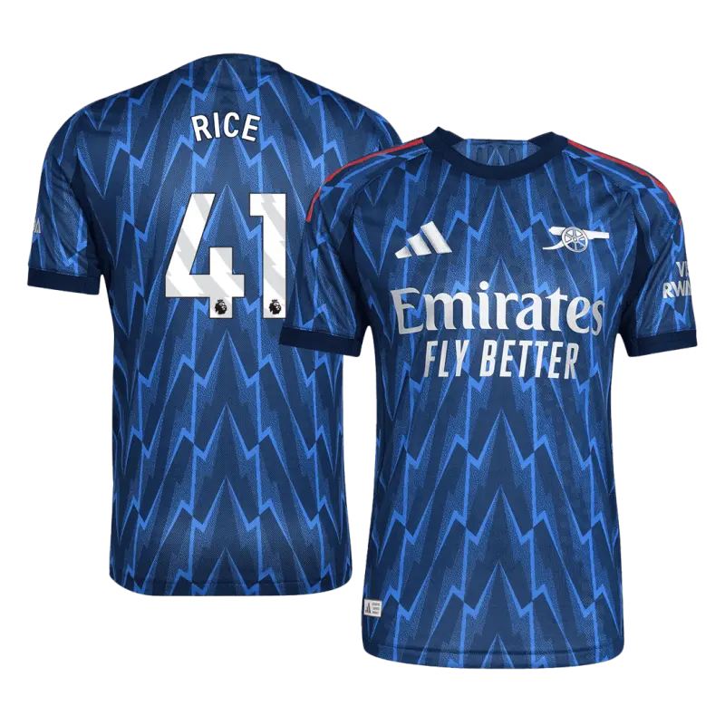 RICE #41 Arsenal Away Premium Men's Soccer Jersey 2025/26