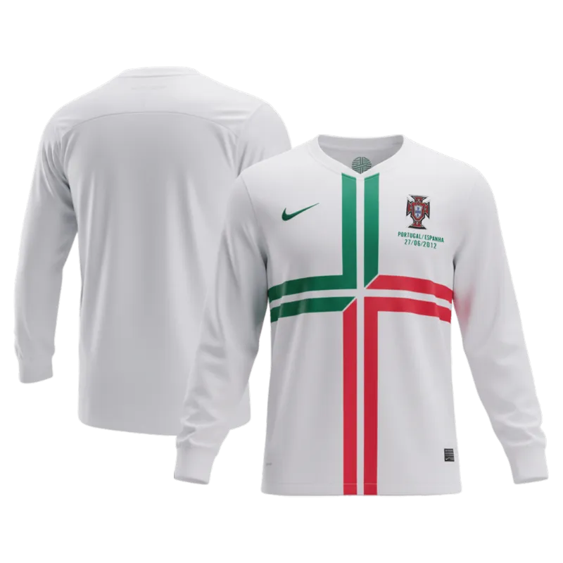 Retro Soccer Jersey Portugal Away Long Sleeve 2012