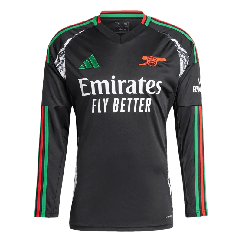 Arsenal Away Long Sleeve Soccer Jersey 2024/25