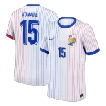 KONATE #15 France Away Soccer Jersey 2024 KONATE #15 France Away Soccer Jersey 2024