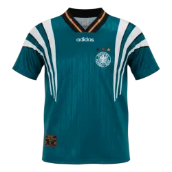 Retro Soccer Jersey Germany Away 1996 - product photo Retro Men's Soccer Jersey Germany Away 1996 front view, featuring team crest and classic design.