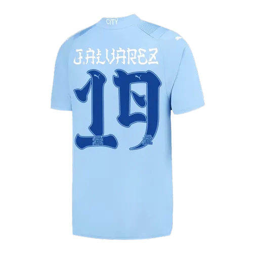 J.ALVAREZ #19 Camisola interior com impressão da digressão japonesa do Manchester City 2023/24