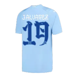 J.ALVAREZ #19 Manchester City Japanese Tour Printing Home Jersey 2023/24 - product photo J.ALVAREZ #19 Manchester City Japanese Tour Printing Home Jersey 2023/24 product image