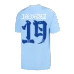 J.ALVAREZ #19 Manchester City Home Soccer Jersey 2023/24 J.ALVAREZ #19 Manchester City Home Soccer Jersey 2023/24