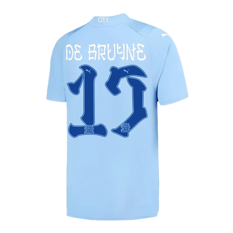 DE BRUYNE #17 Manchester City Home Soccer Jersey 2023/24