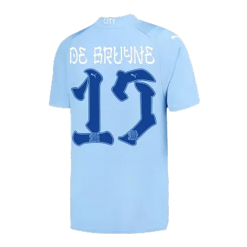 DE BRUYNE #17 Manchester City Japanese Tour Printing Home Men's Jersey 2023/24