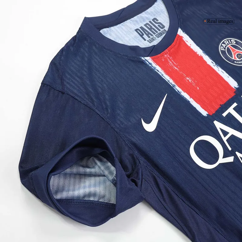 CHAMPIONS #25 PSG Home Authentic Soccer Jersey 2024/25 CAMPEÕES DA EUROPA