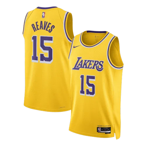 Reaves #15 Los Angeles Lakers Men's Swingman Jersey - Icon Edition