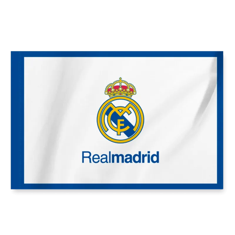 Real Madrid Team Flagge Weiß