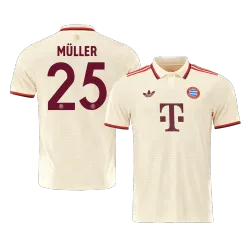 MULLER #25 Bayern Munich Third Away Premium Soccer Jersey 2024 UCL - product photo MULLER #25 Bayern Munich Third Away Premium Soccer Jersey 2024 UCL product image