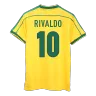 Vintage Soccer Jersey Retro RIVALDO #10 Brazil Home 1998 World Cup