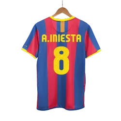 Vintage Soccer Jersey Retro A.INIESTA #8 Barcelona Home 2010 product image