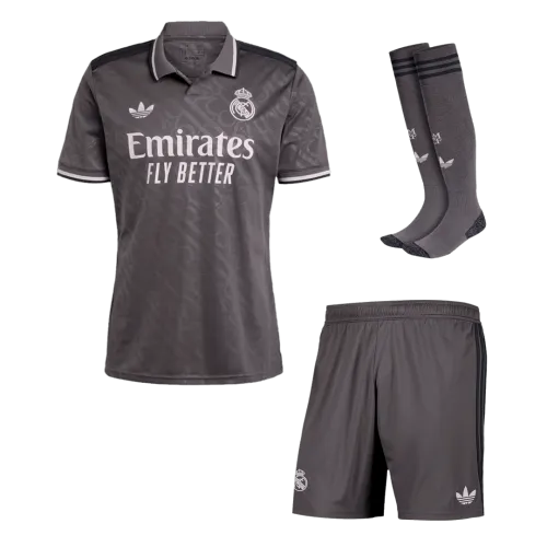 Real Madrid Third Away Men's Jerseys Full Kit 2024/25