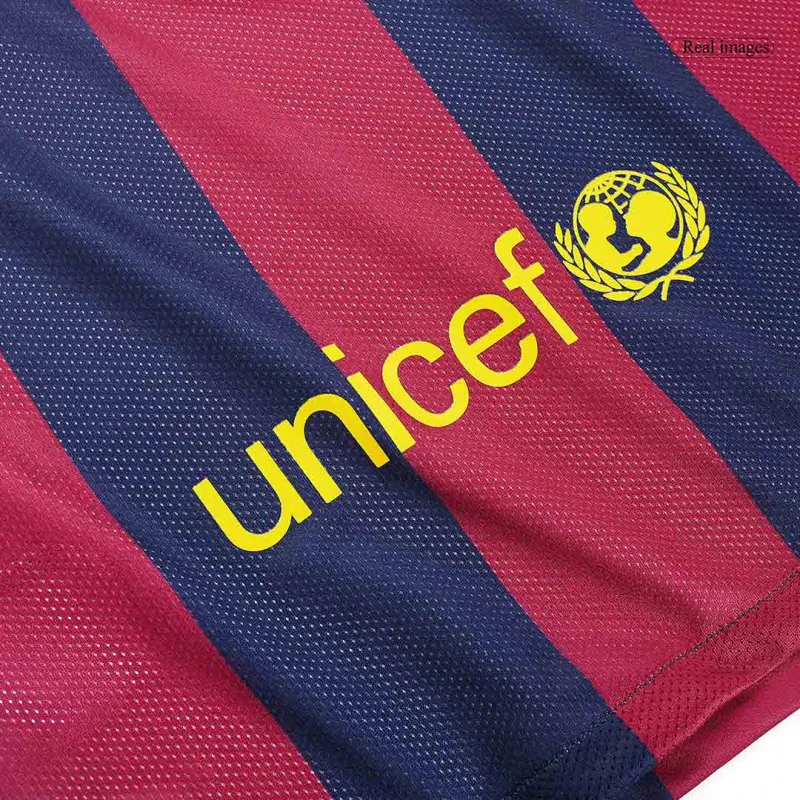 Vintage Soccer Jersey Retro Barcelona Home 2014/15