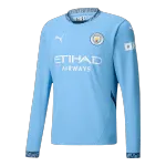 Maglia Manchester City Home a maniche lunghe Manchester City Home Long Sleeve Jersey