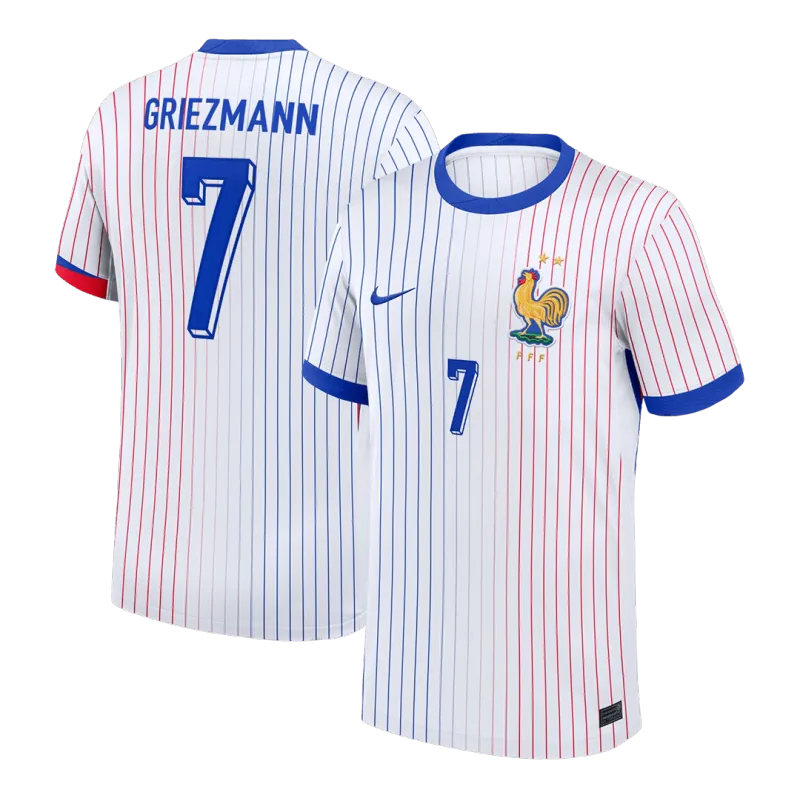 GRIEZMANN #7 France Away Soccer Jersey 2024