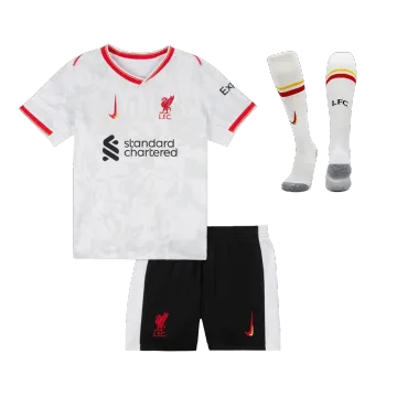Liverpool Third Away Kinder Fußball Trikots Full Kit 2024/25