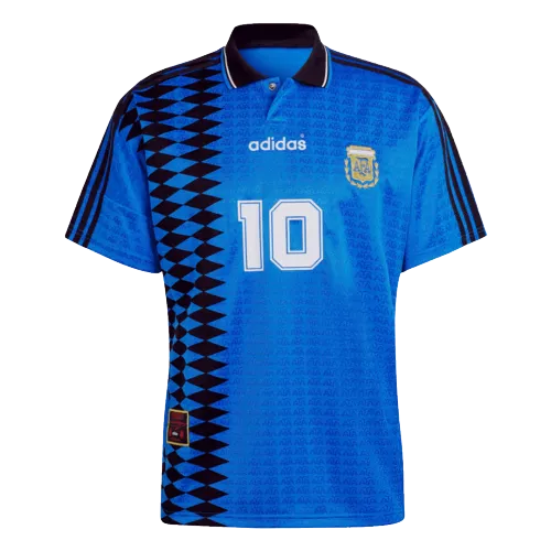 Vintage Soccer Jersey Retro #10 Argentina Away 1994