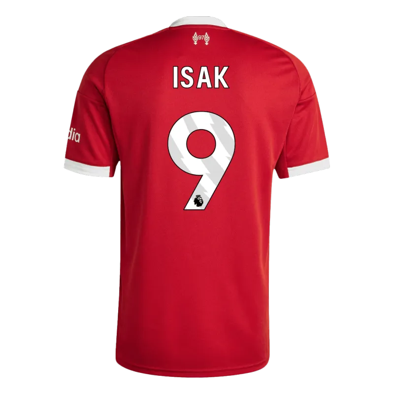 ISAK #9 Liverpool Home Soccer Jersey 2025/26