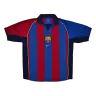 Camiseta Fútbol Vintage Retro Barcelona Home 2001