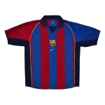 Vintage Soccer Jersey Retro RIVALDO #10 Barcelona Home 2001