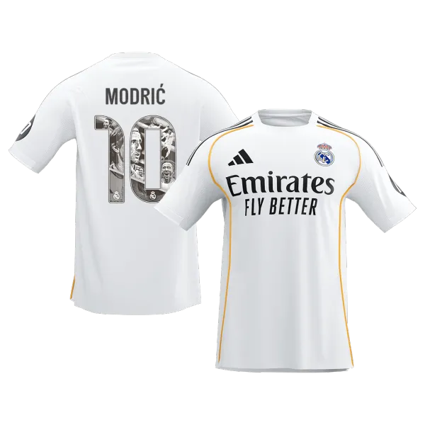 25/26 Real Madrid Home MODRIĆ #10 Special Jersey - A-Grade Quality Detail View