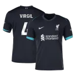 VIRGIL #4 Liverpool Away Soccer Jersey 2024/25