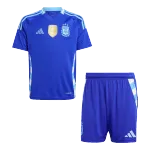 Argentina Away Kids Soccer Jerseys Kit 2024