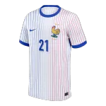 L.HERNANDEZ #21 France Away Soccer Jersey 2024