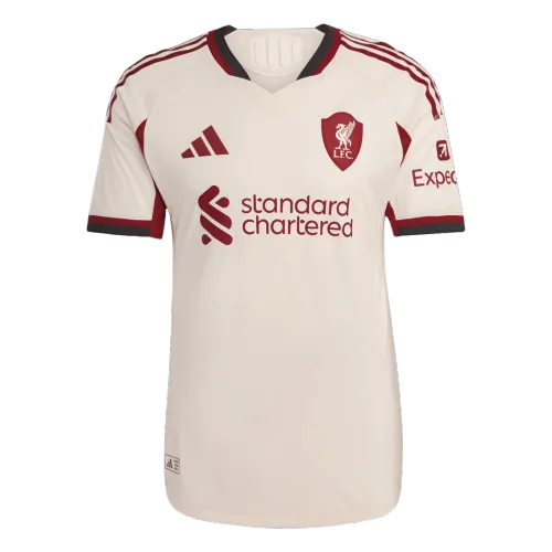 GAKPO #18 Liverpool Away Authentic Soccer Jersey 2025/26