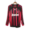 Vintage Fußball Trikot Retro AC Milan Home Langarm 2006/07