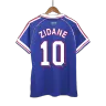 Vintage Soccer Jersey Retro ZIDANE #10 France Home 1998 World Cup