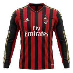 Camiseta de fútbol retro AC Milan Home manga larga 2013/14 - foto del producto US21.99 - Camiseta de Fútbol Retro AC Milan Home Manga Larga 2013/14