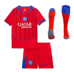 PSG Third Away Kids Soccer Jerseys Full Kit 2025/26