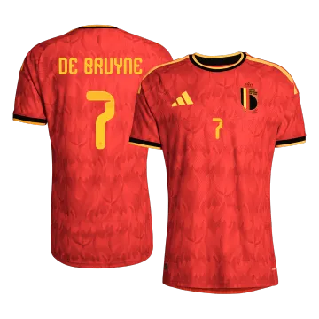DE BRUYNE #7 Belgium Home Player Version Men's Jersey World Cup 2026
