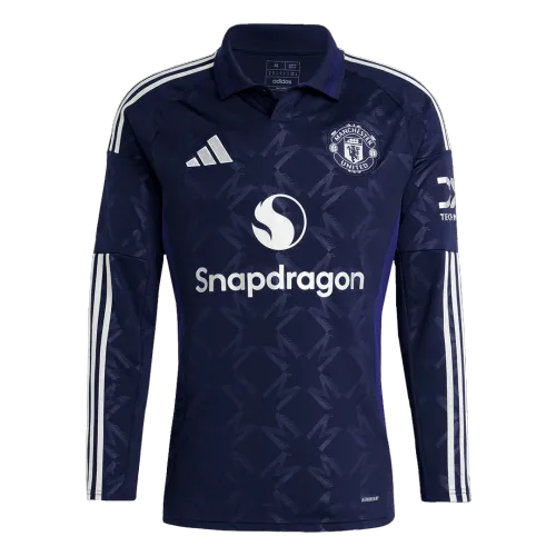Manchester United Away Long Sleeve Soccer Jersey 2024/25