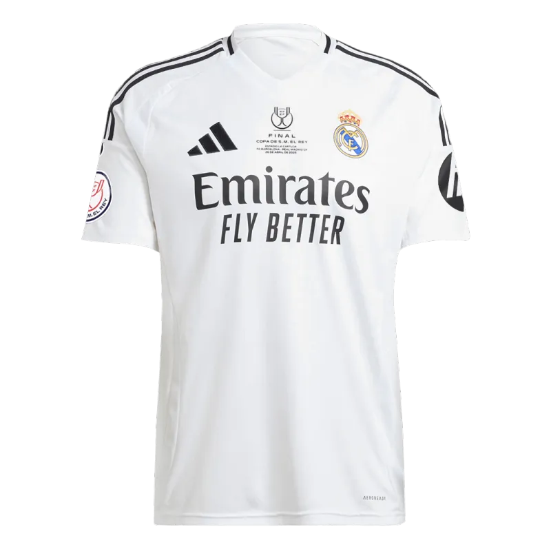 Real Madrid Home Soccer Jersey 2024/25 Copa del Rey Final