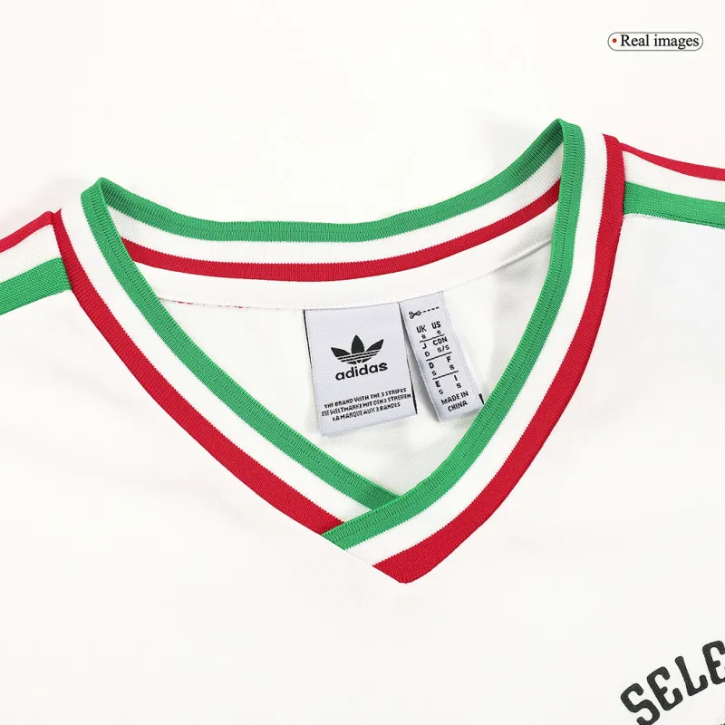 Mexiko Remake Fußball Trikot 1985 Retro Weiß