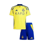 Al Nassr thuistenue voor kinderen (voetbalshirts) 2024/25 Al Nassr thuistenue voor kinderen (voetbalshirts) 2024/25