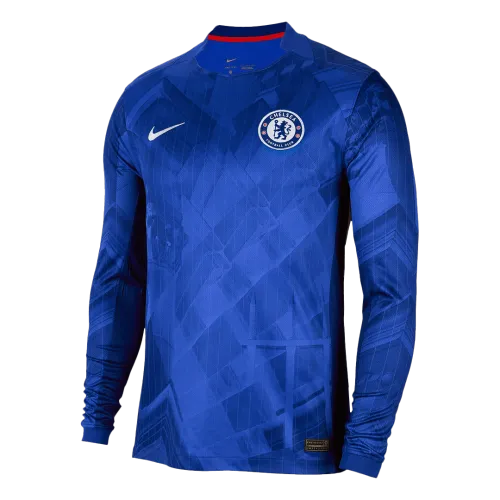 Chelsea Home Long Sleeve Men's Soccer Jersey 2025/26
