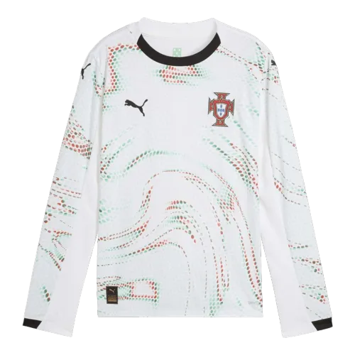 Portugal Away Long Sleeve Men's Soccer Jersey 2025